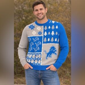 Detroit Lions NFL Christmas Sweater